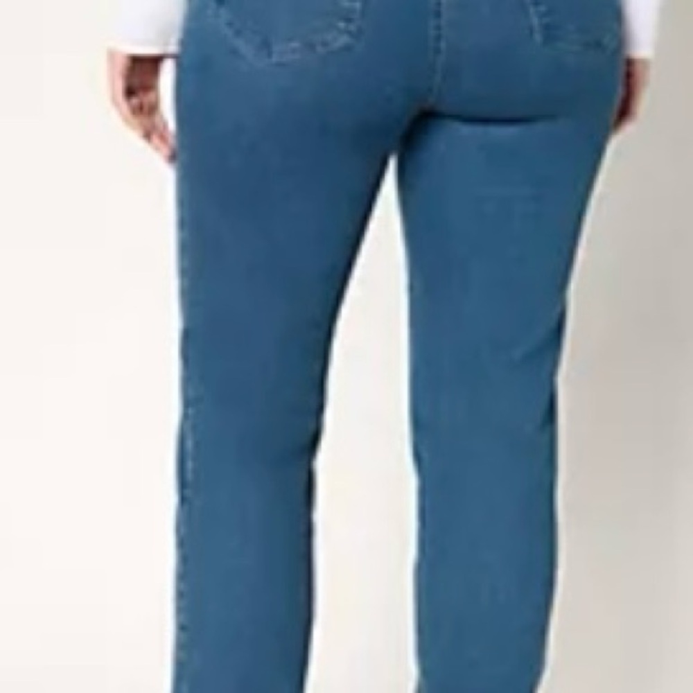 Dennis Basso Stretch Straight Leg Jeans 26W - Picture 4 of 4